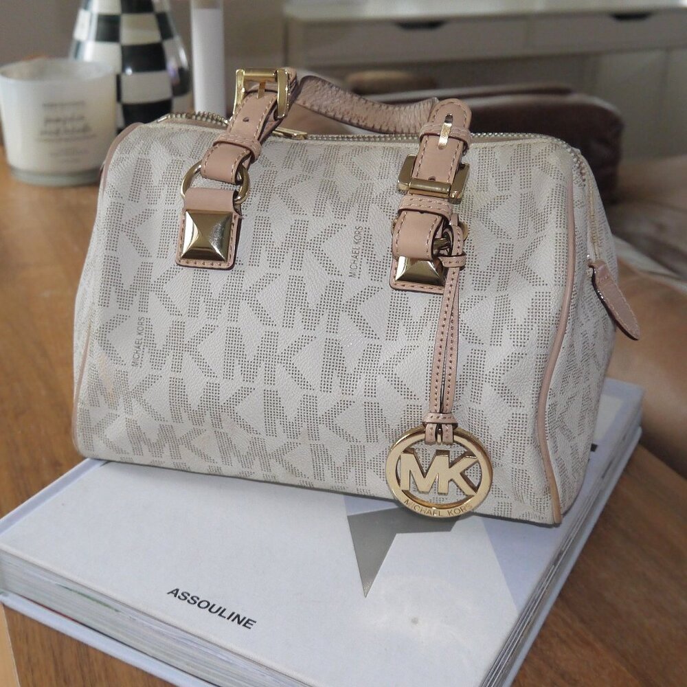 MK Logo Mini Boston / Satchel